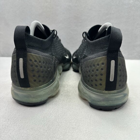 Mens‎ Size 9.5 Nike Air VaporMax Flyknit 2 Shoes Black / Gold Running Sneakers main image 8